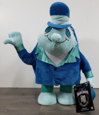 Disney 18'' Haunted Mansion Phineas Hitchhiking Ghost Traveler Plush Greeter NEW!