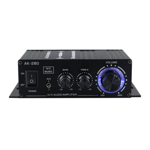 AK-280 Digital Amplifiers 40W+40W Mini Audio Amplifier Dual Channel Home Theater - Bild 7 von 12