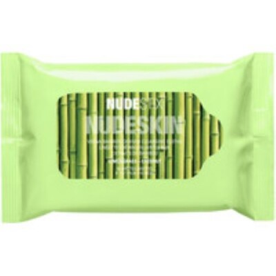Nudestix Nudeskin Bamboo Cleansing Cloths Lemongrass  Coconut  60 Sheets Sealed