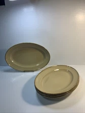 Set 4 Steelite International England 12.5" Terramesa Wheat Oval Serving Platter