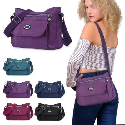 Waterproof Messenger Cross Body Ladies Handbag Shoulder Bag Large Purse Women