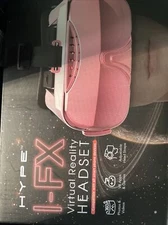 Hype I-FX Virtual Reality Headset Watch Photos Play Video Games Adj. Strap Pink!