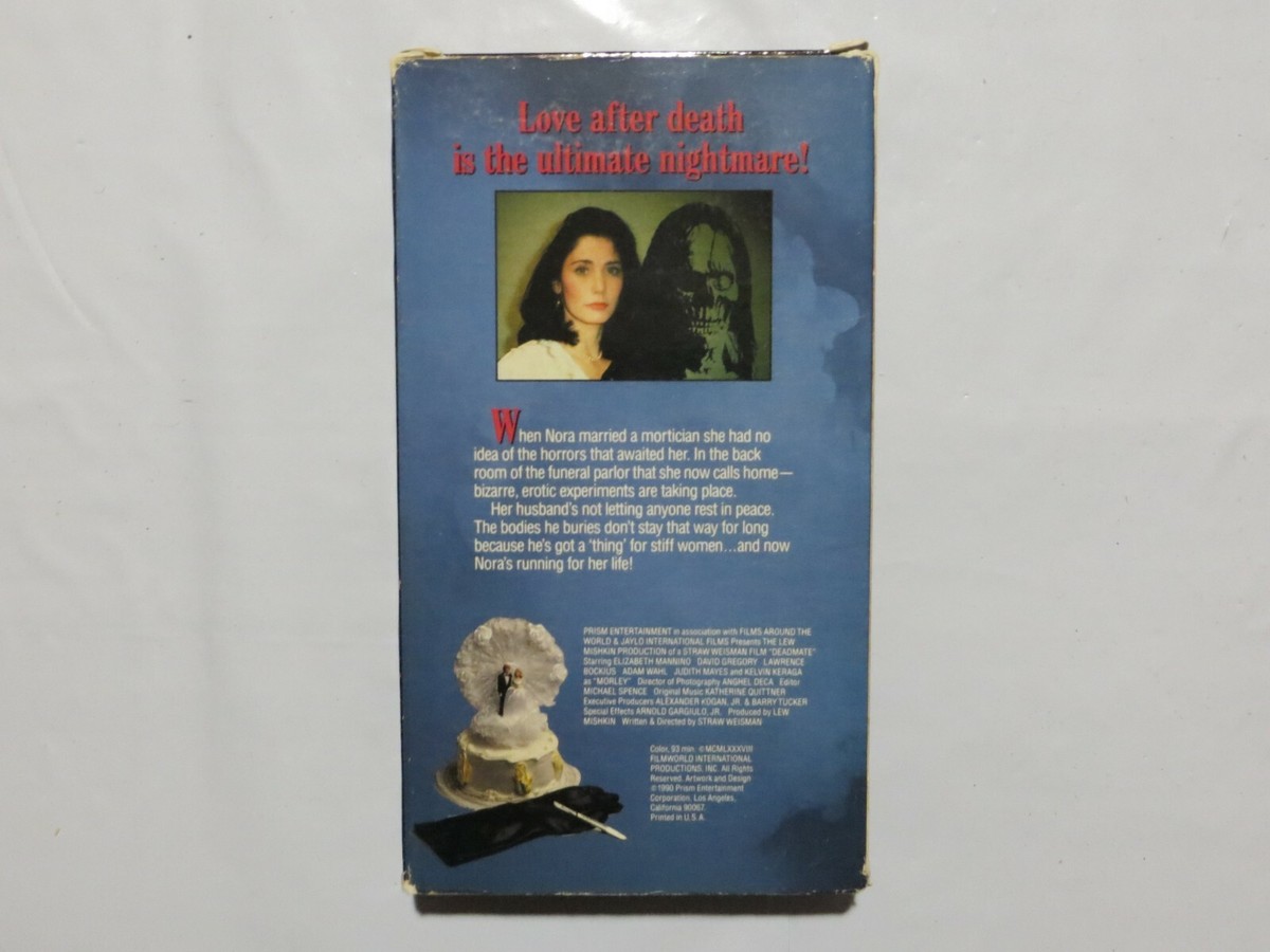 Dead Mate Horror VHS Graverobbers VERY RARE Mannino David Gregory
