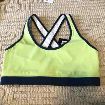 FOURLAPS Infinity Sports Bra Tomatillo, Midnight, White XS NWT Athletic Fit NWT