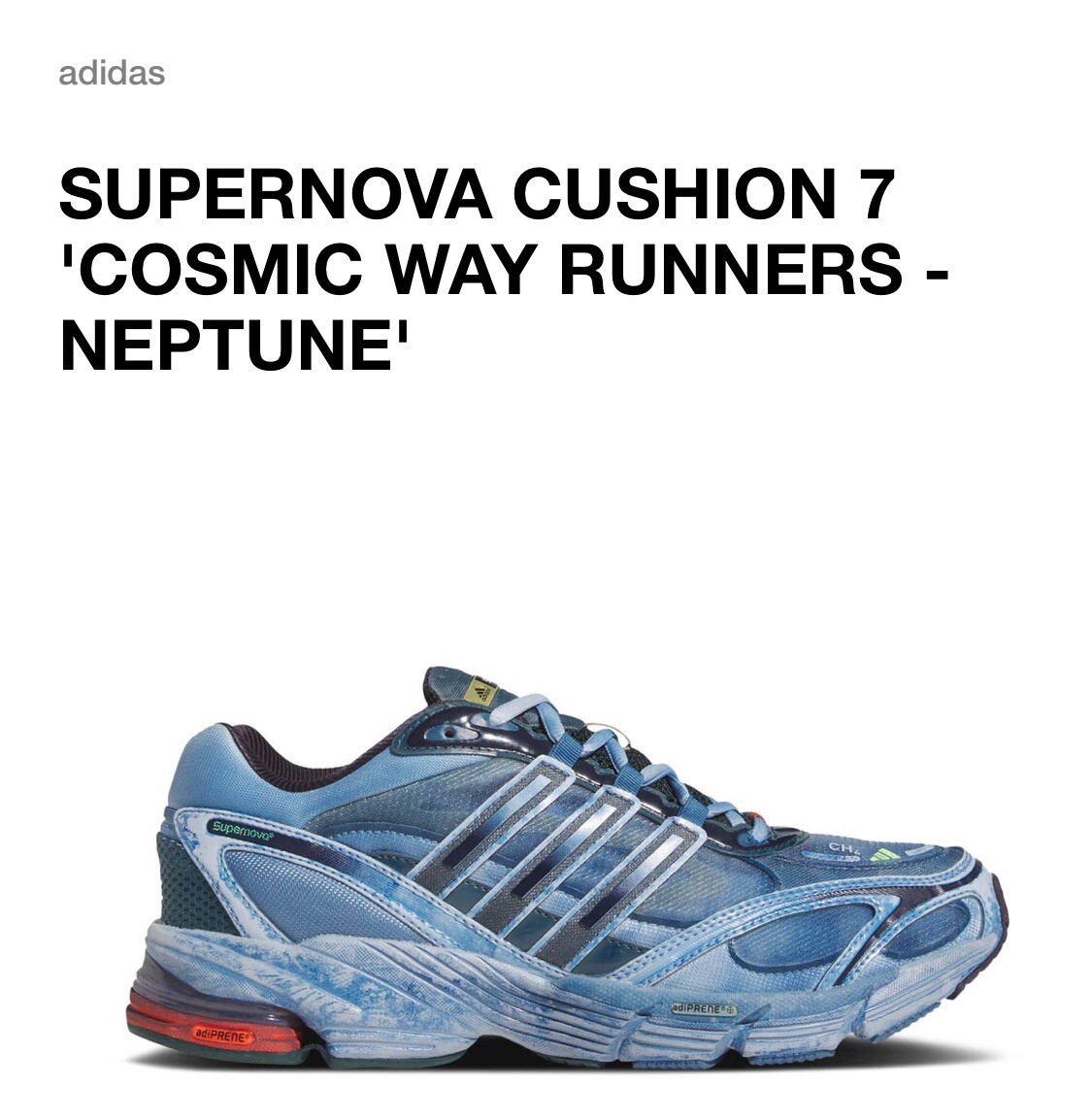 アディダス COS スーパーノヴァ COS SUPERNOVA HQ1202 adidas COS Supernova Shoes 'Halo Silver / Supplier Colour
