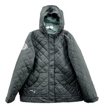 New England Patriots Nfl Jacket Women Xl Quilted Fleece Line Sportswear Gorpcore