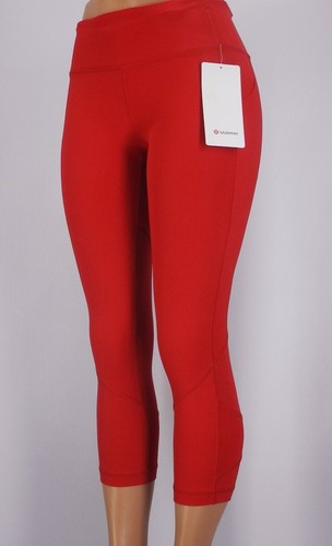 NEW LULULEMON Pace Rival Crop 12 Dark 