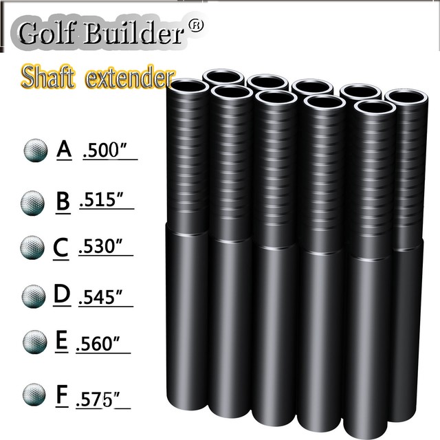 10pcs Golf Club Steel or Graphite Shaft Extender/Extension With Six