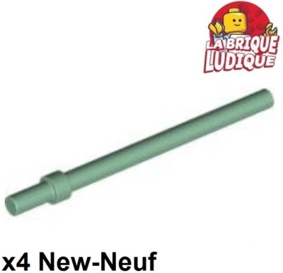 Lego 4x Bar 6L Bar Stick Stick Stange Stop Ring hellgrün sand/sand green 63965