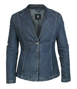 jaqueta jeans azul marinho