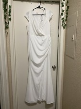 White Floor Dress