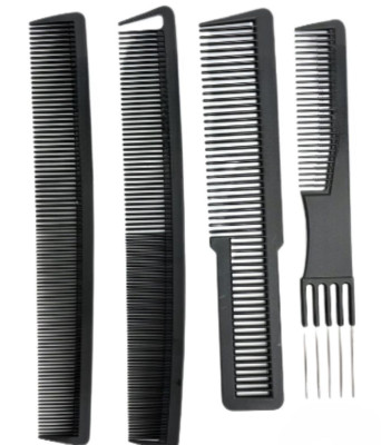 Toni&Guy Professional Carbon Antistatic Comb (Black) (Pack of 4)