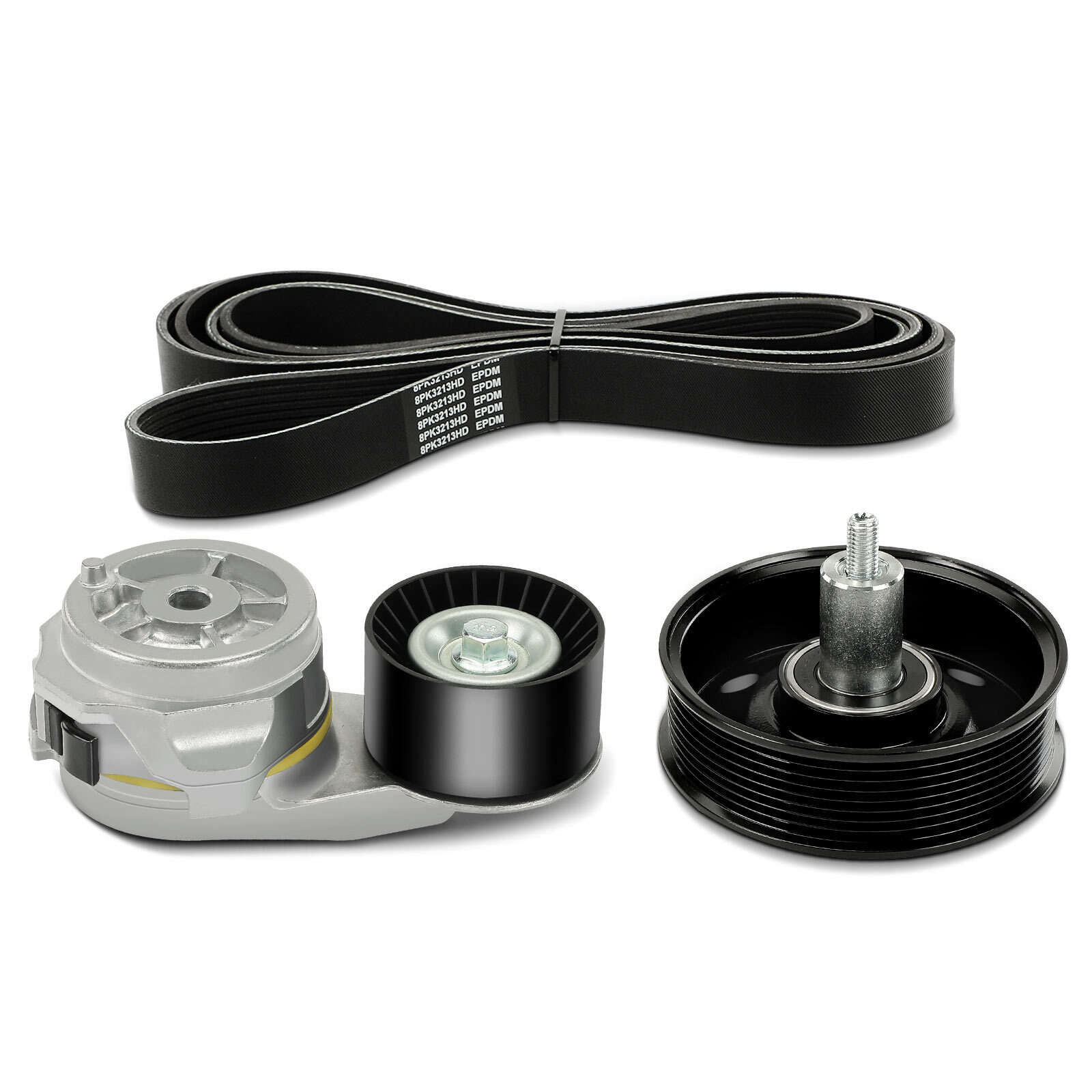 3Pcs Serpentine Belt Drive Component Kit for Dodge Ram 2500 2003-2010 Ram 3500