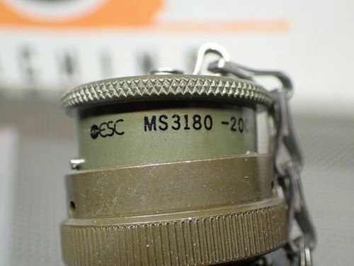 BOOM/WINCH Switch ESC MS3180-20CA 9111 83 FRANCE 3950URIAMS 3116F 20 16P Used - Picture 3 of 12
