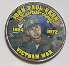John Paul Vann Vietnam War Colorized Commemorative Clad Kennedy Half Dollar