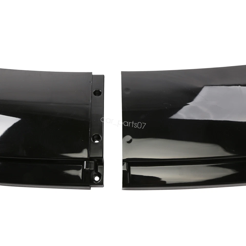 Gloss Black Front Bumper Lip Spoiler Splitter Body Kit For Mitsubishi Mirage Foto 4 de 4