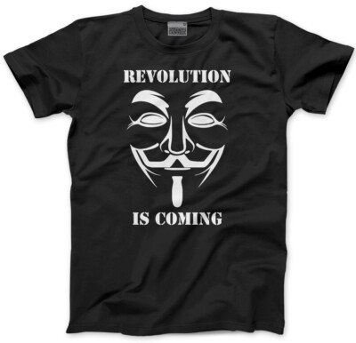 Revolution Is Coming - Politics Election Herren Unisex T-Shirt