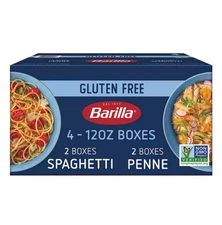 Barilla Gluten Free Pasta Variety Pack 4pk 12oz Penne Spaghetti