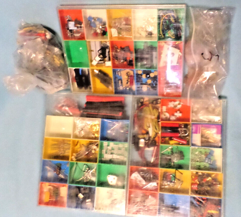 MARKENLOS Elektronik-Bauteile Konvolute Transistoren,Widerstände,Kondensatoren,Wundertüten