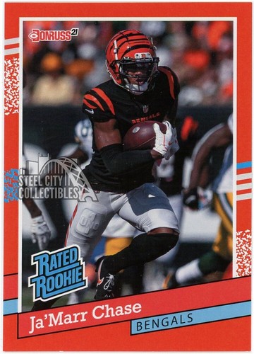 Ja'Marr Chase 2021 Panini Instant Donruss Rated Rookie Card #BW5 - Bild 1 von 2