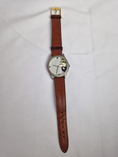 Vintage Tintin Captain Haddock Watch LTD Edition Working Citime Herge 90s - Picture 5 of 5