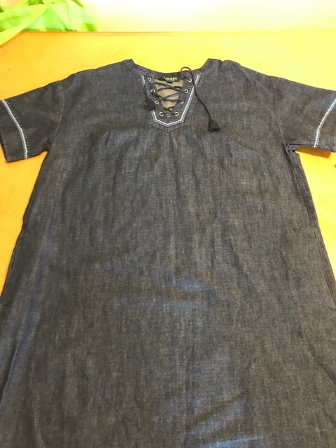 lauren ralph lauren denim cotton shift dress