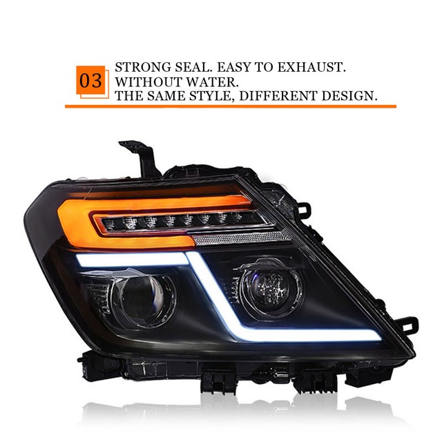 For Nissan Armada Headlight assembly BiXenon Lens Double Beam HID KIT