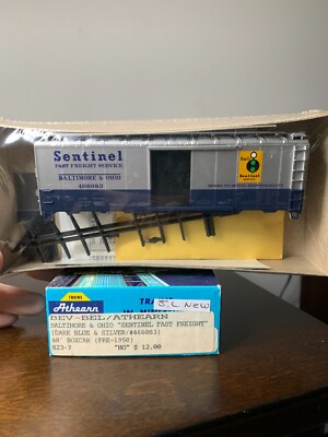 ATHEARN/B.B. #823-7  B.& O. ''Sentinel'' 40' AAR Box Car #466083  KIT  H.O. 1:87