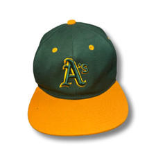 Vintage Oakland Athletics A’s Snapback Hat Plain Logo MLB