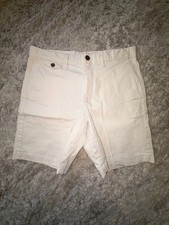 Banana Republic Men's Aiden Flat Front Chino Shorts, 100 Cotton, Size 31