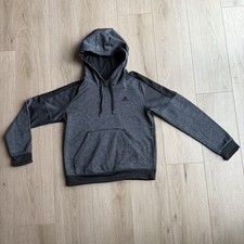 Adidas Youth Hoodie M 10/12 Gray  Black