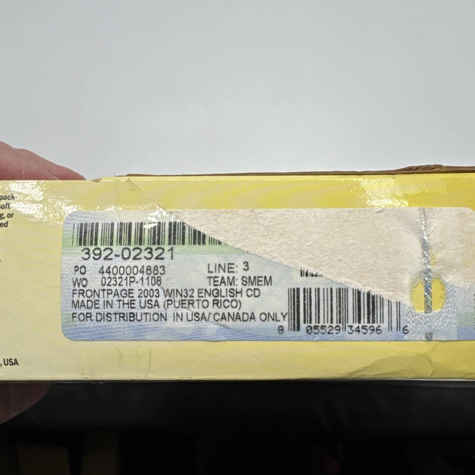 Vintage Microsoft FrontPage 2003 2000 Upgrade Web Design Software Windows XP CD - Image 4 of 4