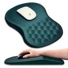Ergonomic Wrist Rest Mouse Pad with Massage Design Non-Slip Memory Foam
