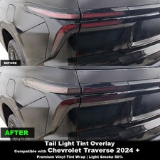 Crux Tail Light Tint Kit Light Smoke 50 Chevrolet Traverse 2024-2027