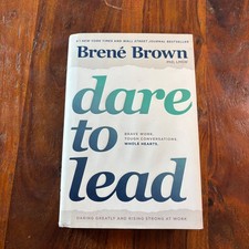 Dare to Lead Brené Brown Hardcover Book Brave Work Tough Conversations 2018