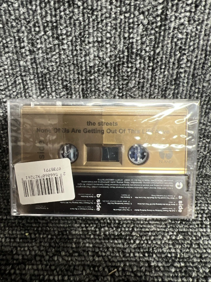 THE STREETS - NONE OF US ARE GETTING OUT OF THIS ALIVE GOLD CASSETTE New Sealed - Image 2 of 2