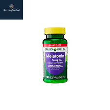 Spring Valley Melatonin 5mg Tablets, Sleep Support, 240 Ct