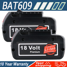 2PACK For Bosch 18V Lithium-Ion Battery Professional GBA BAT609 BAT620 BAT610