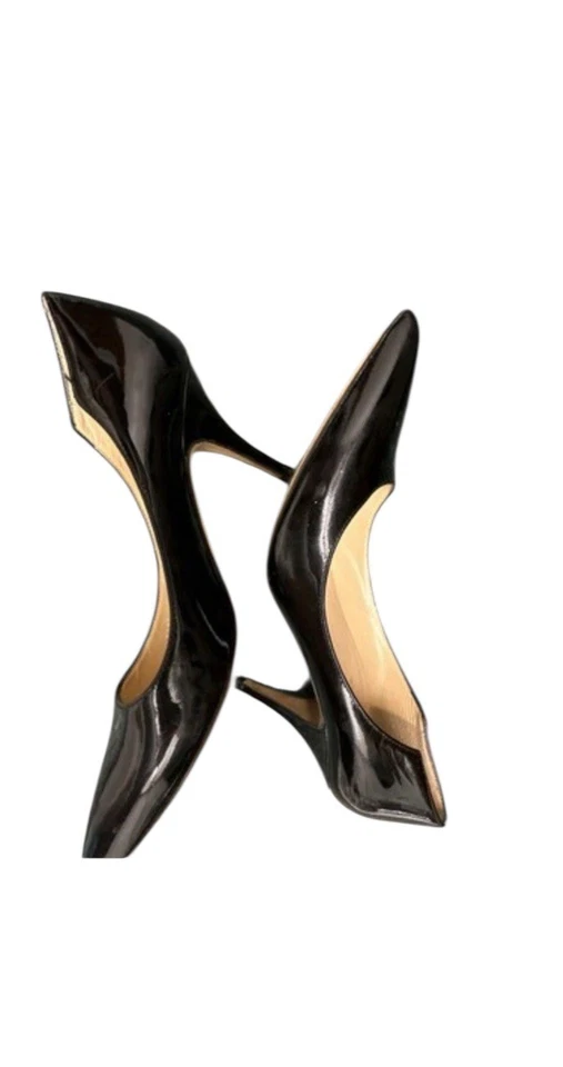 KATE SPADE Black Patent Leather Heels Size 6.5 - Image 4 of 4