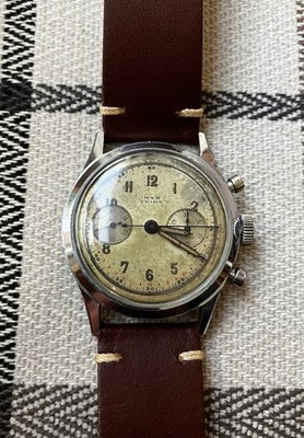 MYR Prima Vintage Chronograph. Manual Landeron 50 Movement
