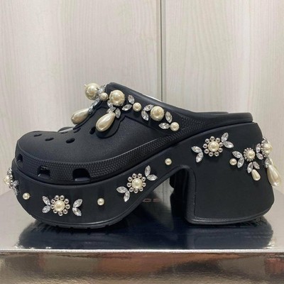 Simone Rocha x Crocs Siren Clog Black 24cm Unused Limited Edition