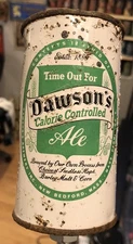 Dawson's Calorie Controlled Ale Flat Top New Bedford MA Beer Can 53-10