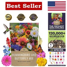 Bulk Wildflower Seeds – Hummingbird & Butterfly Mix - 1 Pound of Joyful Blooms 107.76 per gallon