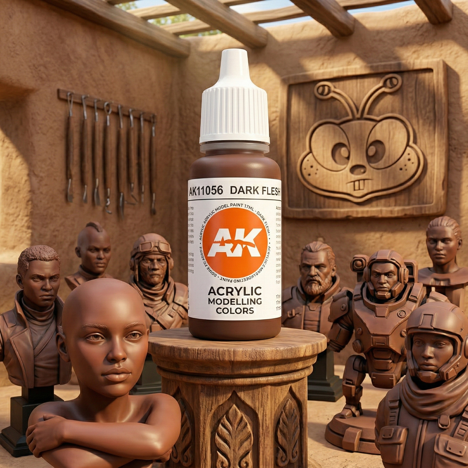 🐡AK11056 - Dark Flesh(Hobby Miniature Figure Set)