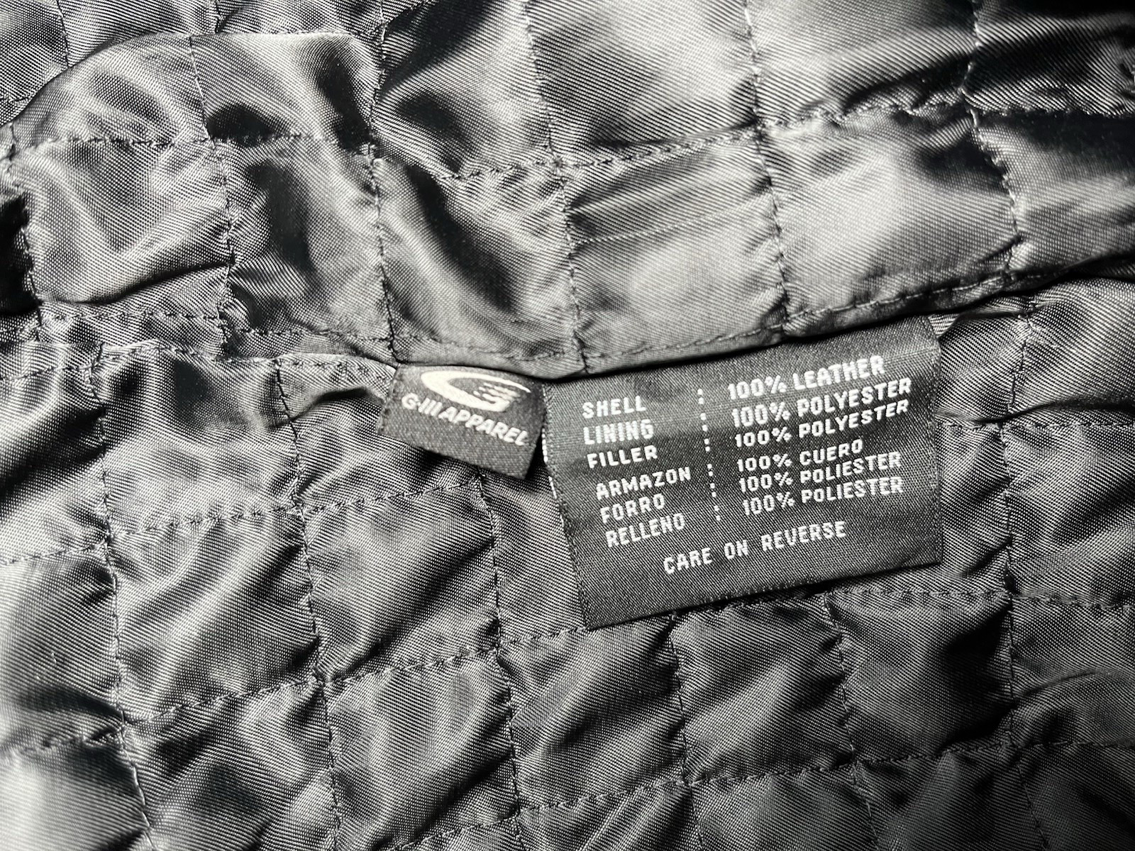 Colebrook Leather Jacket Full Zip Polyester Linin… - image 9