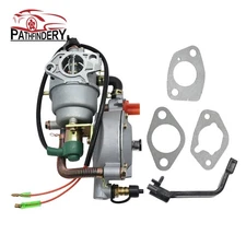 For Honda GX340 GX390 188F 190F Dual Fuel Manua Carburetor LPG NG Conversion Kit