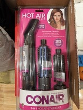 Conair Hot Air Styling Kit Brush Dryer Tourmaline Ceramic Ionic 3/4" 1-1/4" 100