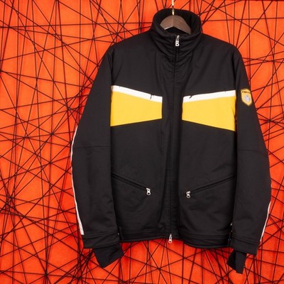 Bogner Fire+Ice Men's Ski Jacket Black Yellow Luxury Winter Coat Size 52 US 42