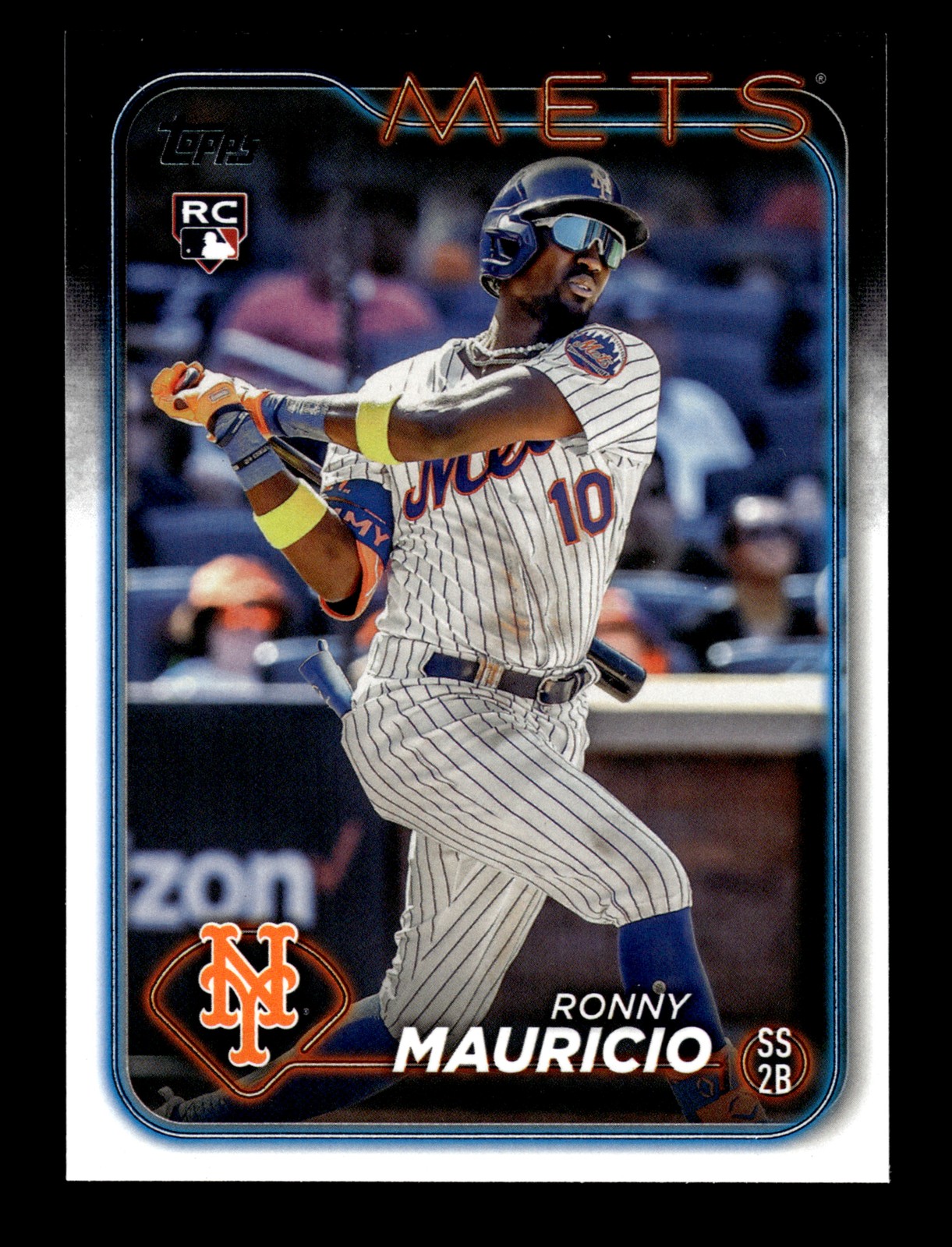 2024 Topps Series 1 #224 Ronny Mauricio - New York Mets RC Baseball Card