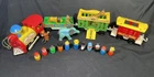 Vtg Fisher Price Little People Play Family Circus Train 991 Complete + Extras
